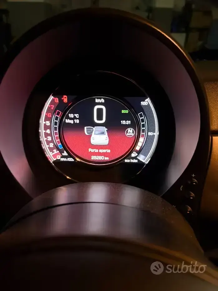 Usata Fiat 500 Rockstar 85 CV (62 kW) 2020 Grigio Cabrio