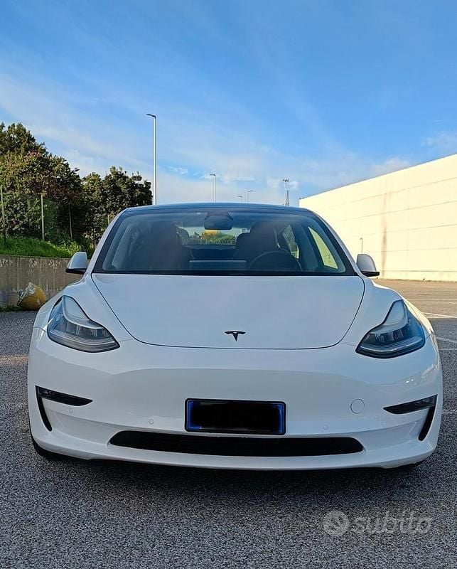 Usata Tesla Model 3 Long Range AWD 250 kW (340 CV) 2020 Bianco Berlina