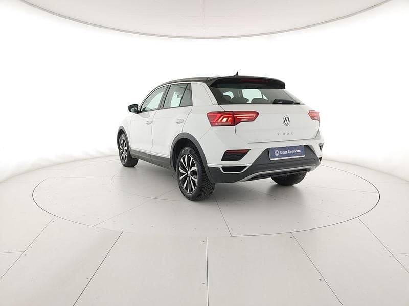 Usata VW T-Roc Style 116 CV (85 kW) 2020 Pure white nero SUV