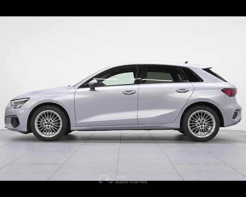 Usata Audi A3 Advanced 150 CV (110 kW) 2022 Argento Berlina