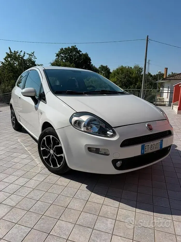 Usata Fiat Punto Evo 75 CV (55 kW) 2013 Bianco Utilitaria
