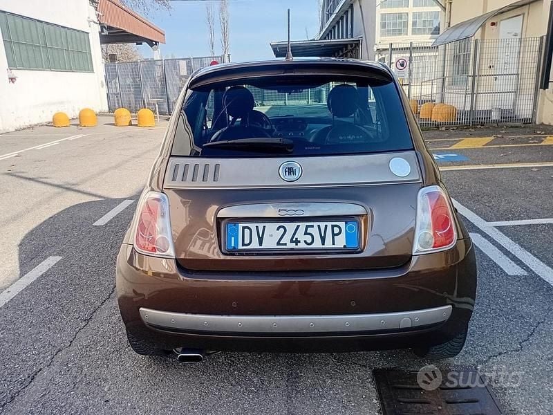 Usata Fiat 500 70 CV (51 kW) 2009 Marrone Cabrio