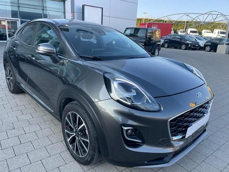 Usata Ford Puma Titanium 125 CV (91 kW) 2020 Grigio scuro pastello Coupé