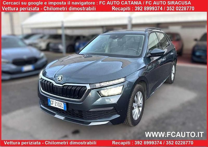 Grigio Usata 2021 Skoda Kamiq SUV | 16.490 € (Buon prezzo) - Immagine 1/4