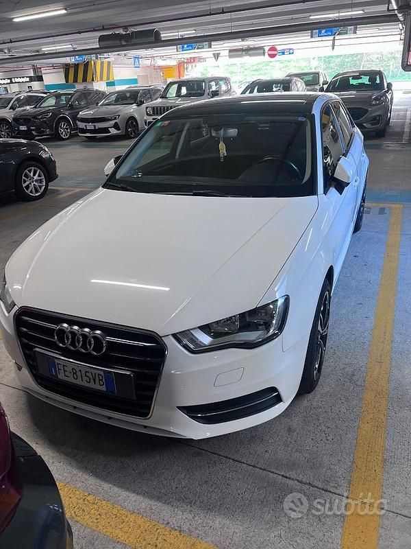 Usata Audi A3 105 CV (77 kW) 2016 Bianco Berlina