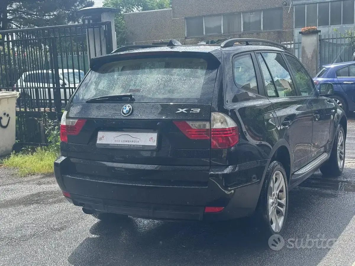Usata BMW X3 150 CV (110 kW) 2007 Nero SUV