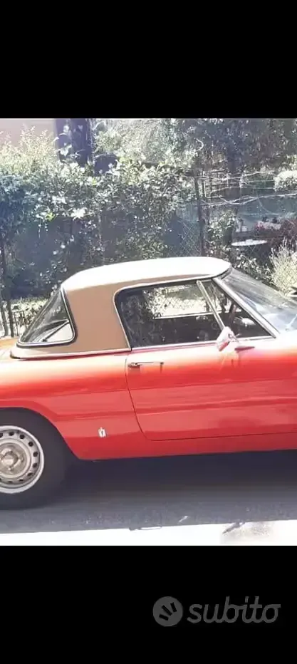 Usata Alfa Romeo Spider 1970 Rosso Cabrio