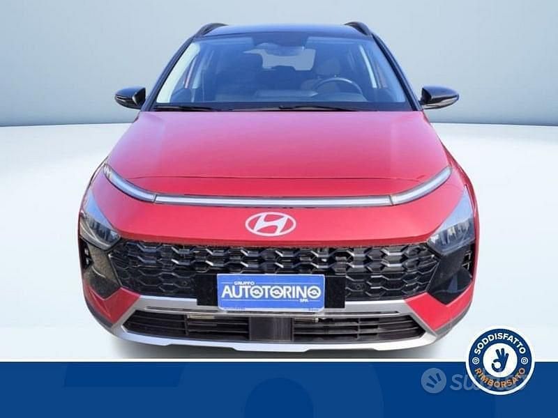 Usata Hyundai Bayon 100 CV (73 kW) 2024 Rosso perlato SUV