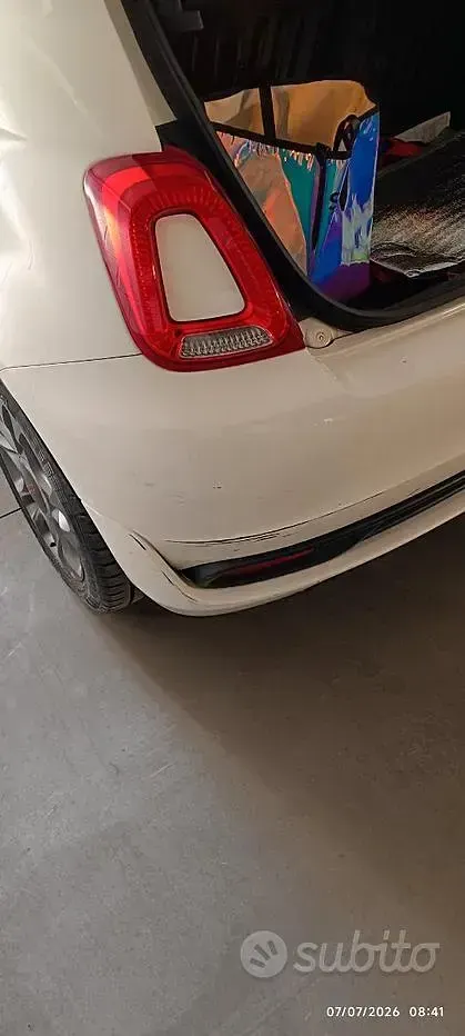 Usata Fiat 500S S 95 CV (69 kW) 2018 Bianco Berlina