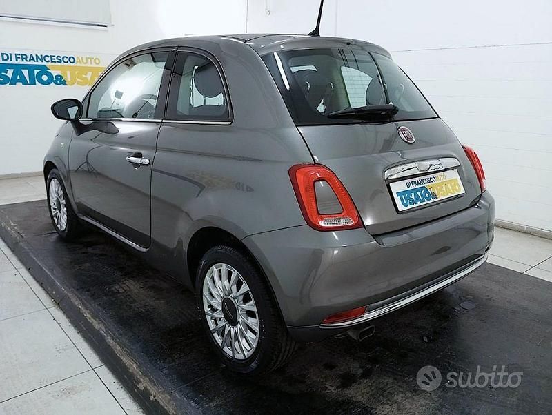 Usata Fiat 500 Lounge 69 CV (50 kW) 2016 Grigio metallizzato Utilitaria