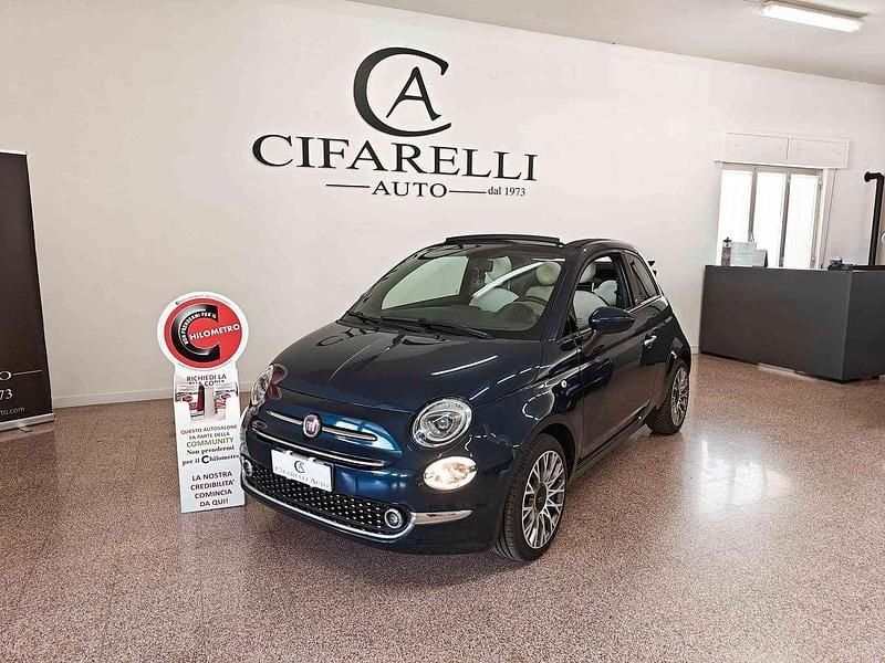 Usata Fiat 500C Star 70 CV (51 kW) 2020 Blu dipinto di blu Cabrio
