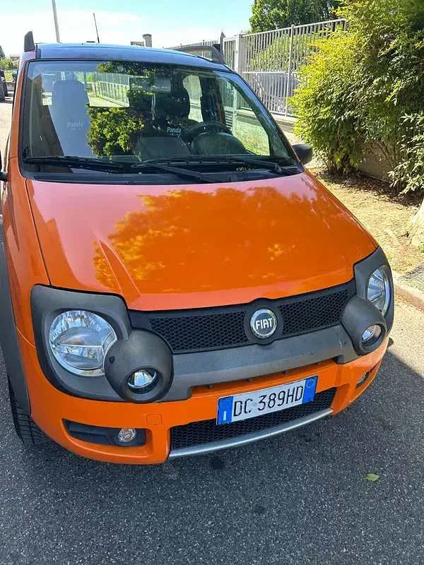 Usado Fiat Panda 4x4 Cross 69 CV (50 kW) 2006 Naranja Utilitario