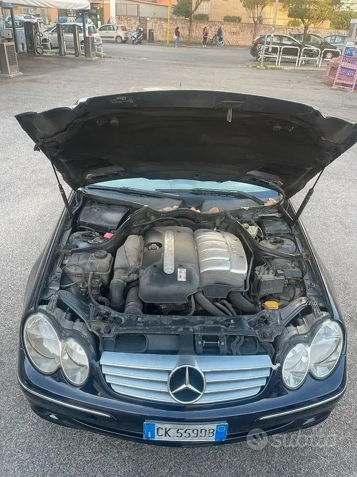 Usata Mercedes CLK270 170 CV (125 kW) 2003 Blu Berlina