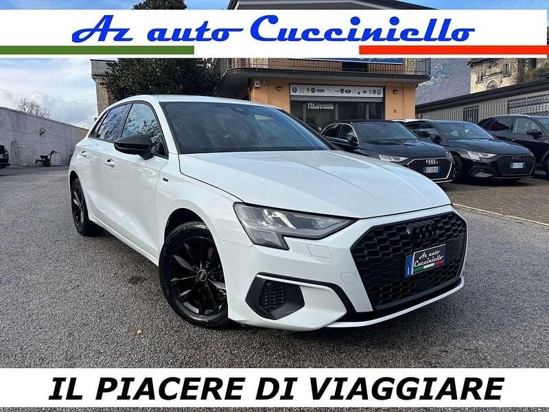 Bianco perlato Usata 2021 Audi A3 S-Line Tre volumi | 22.900 € (Ottimo prezzo) - Immagine 1/4