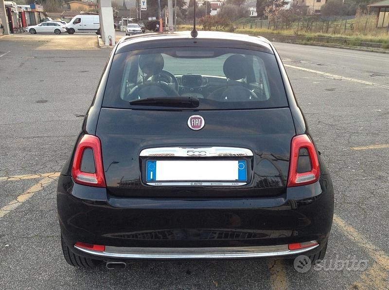 Usata Fiat 500 Lounge 69 CV (50 kW) 2016 Nero Berlina