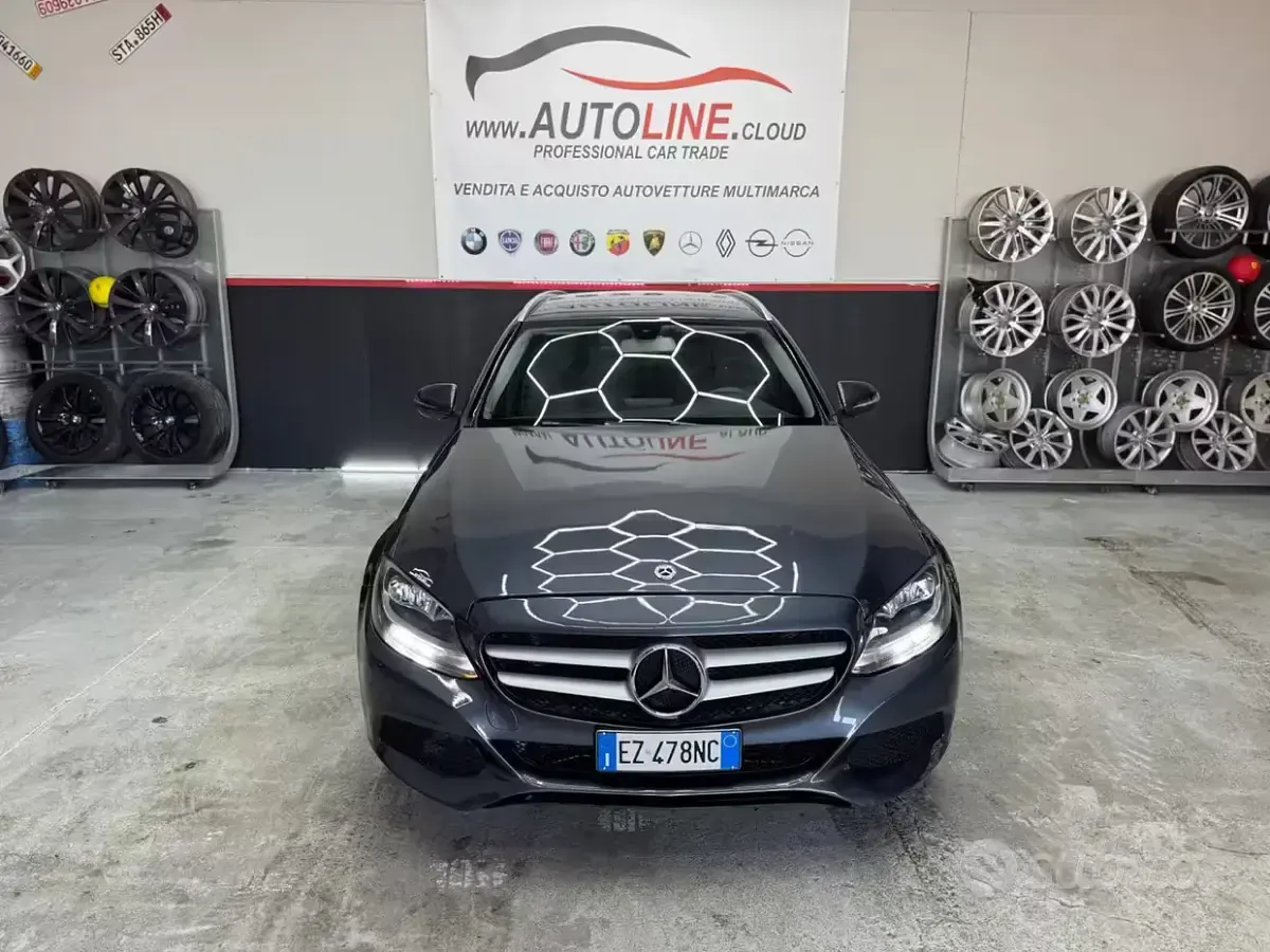 Usata Mercedes C180 116 CV (85 kW) 2015 Grigio Station wagon