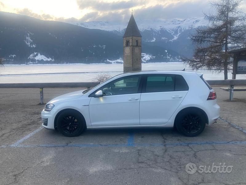 Usata VW Golf VII GTD 184 CV (135 kW) 2013 Bianco Berlina