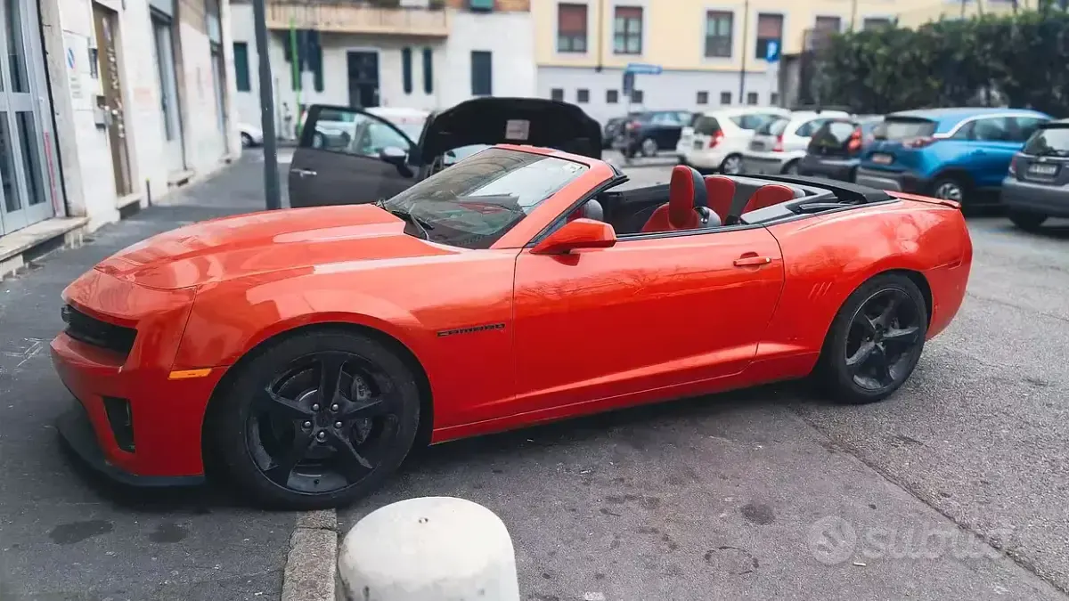 Usata Chevrolet Camaro SS 405 CV (297 kW) 2012 Rosso Cabrio