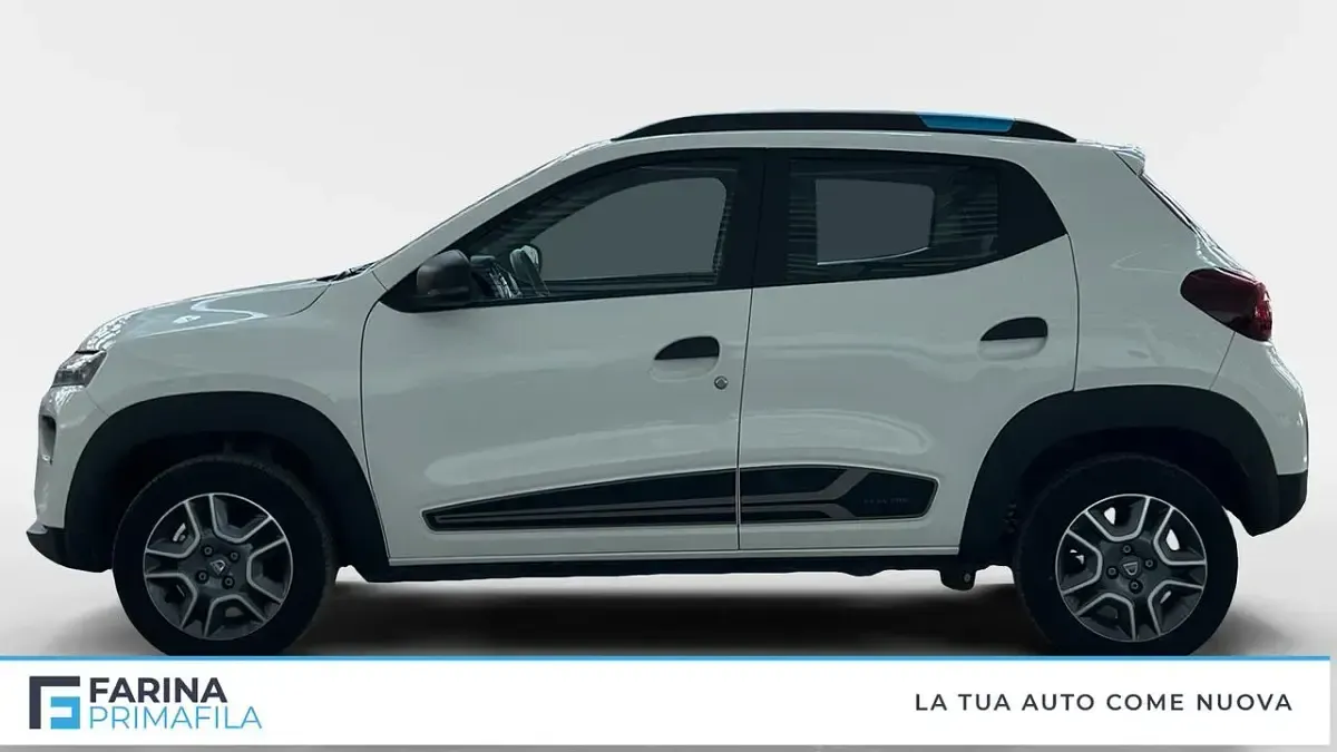 Usata Dacia Spring Comfort 19 kW (26 CV) 2021 Bianco Utilitaria