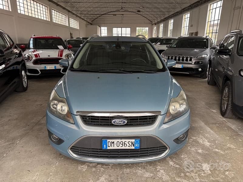 Usata Ford Focus Style 110 CV (80 kW) 2008 Blu Station wagon
