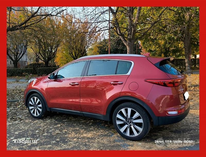Usata Kia Sportage 115 CV (84 kW) 2017 Rosso SUV
