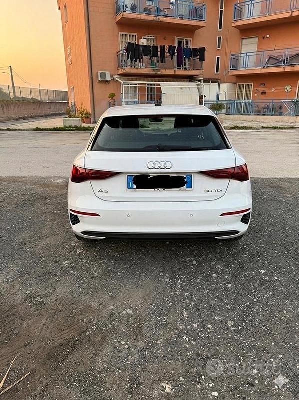 Usata Audi A3 116 CV (85 kW) 2020 Bianco Berlina