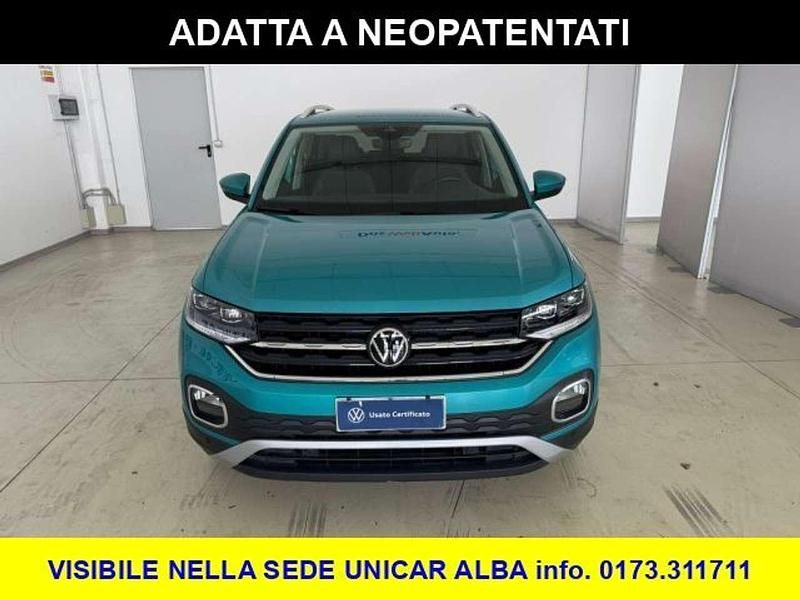 Usata VW T-Cross Advance 110 CV (80 kW) 2023 Turchese SUV