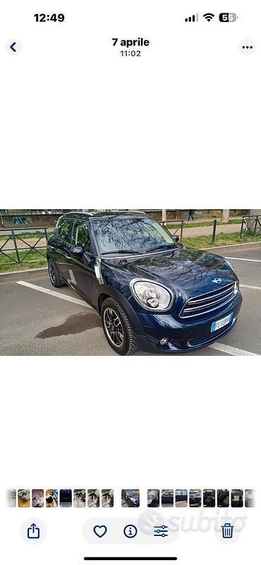 Usata Mini Countryman 116 CV (85 kW) 2016 Blu SUV