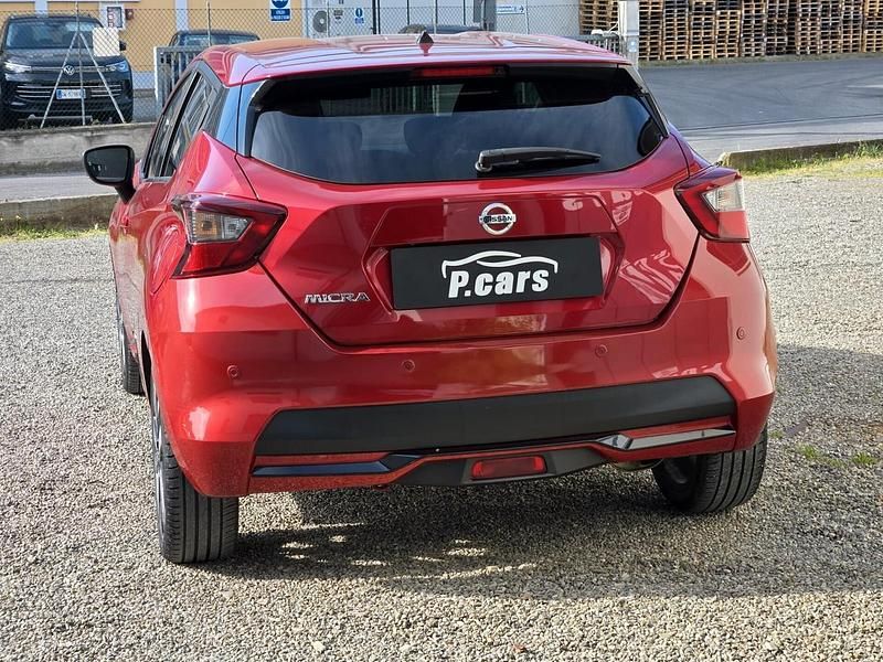 Usata Nissan Micra N-Connecta 89 CV (65 kW) 2017 Rosso Utilitaria