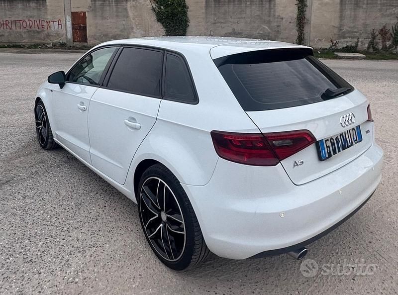 Usata Audi A3 2013 Bianco Berlina