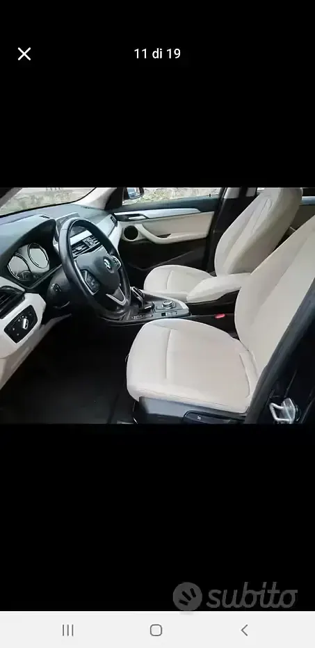 Usata BMW X1 150 CV (110 kW) 2019 Blu SUV