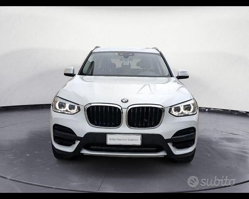 Usata BMW X3 Advantage 190 CV (139 kW) 2019 Mineral white metallizzato SUV