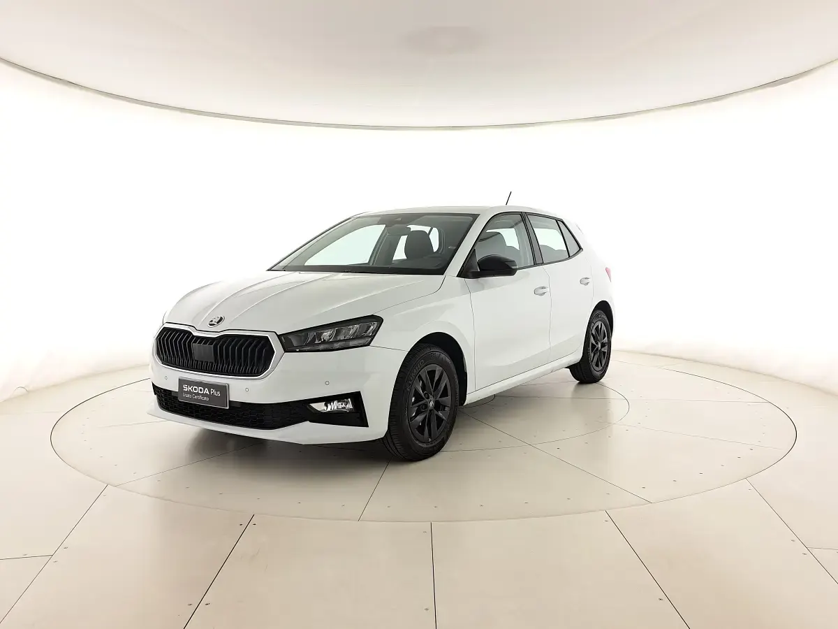 Usata Skoda Fabia 95 CV (69 kW) 2025 Bianco luna metallizzato Utilitaria