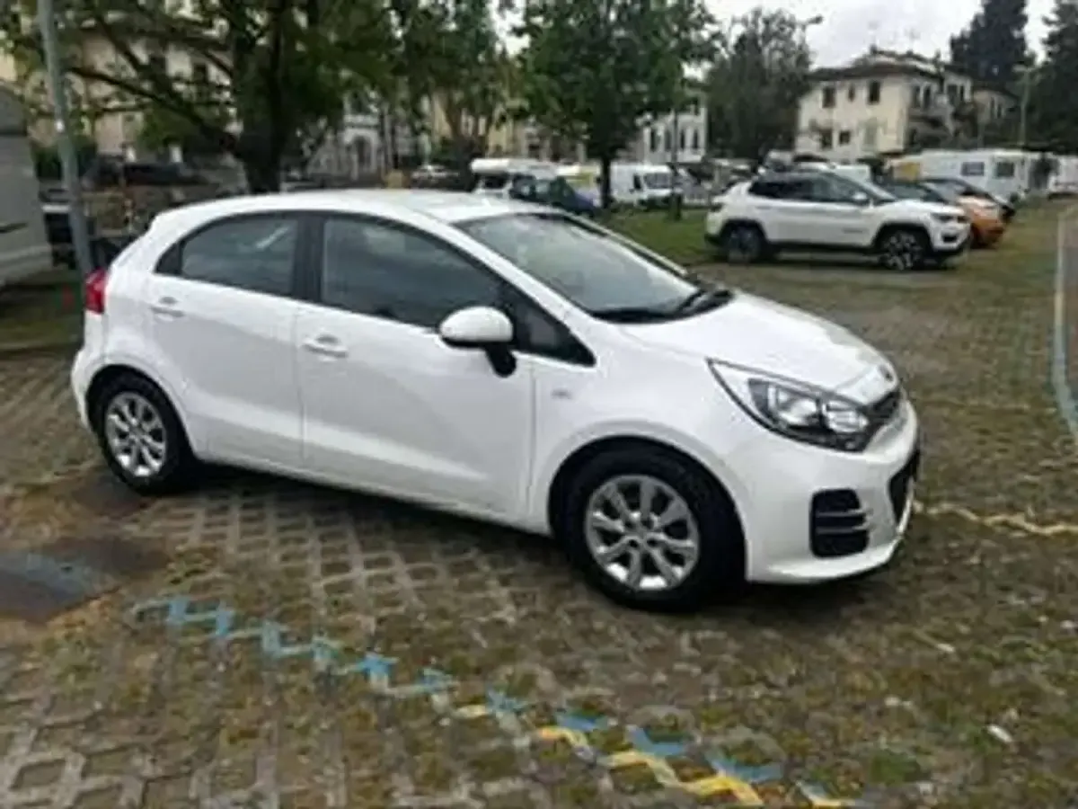 Usata Kia Rio 75 CV (55 kW) 2016 Bianco Utilitaria