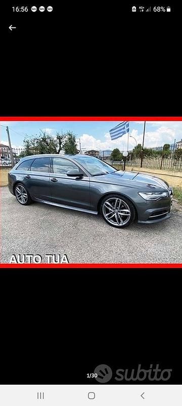 Usata Audi A6 S-Line 190 CV (139 kW) 2018 Grigio Station wagon