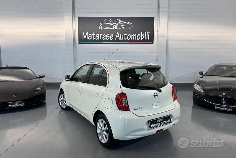 Second-hand Nissan Micra 80 CP (58 kW) 2015 Alb Hatchback