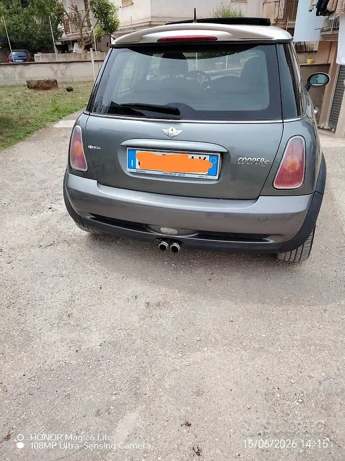 Usata Mini Cooper S 163 CV (119 kW) 2003 Grigio Utilitaria
