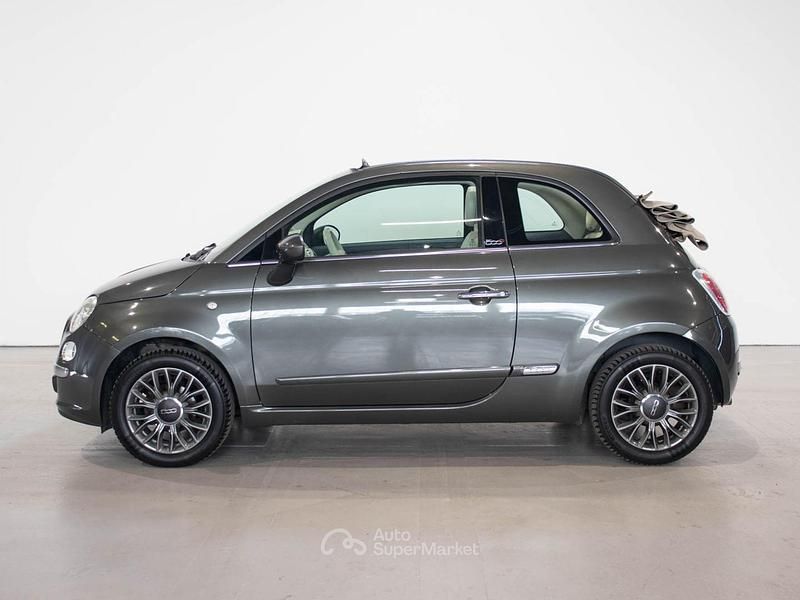 Usata Fiat 500C Lounge 69 CV (50 kW) 2014 Gray Cabrio