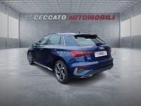 Usata Audi A3 Sportback S-Line 116 CV (85 kW) 2023 Blu Utilitaria