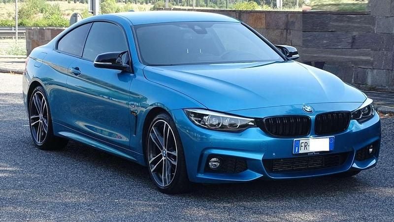Usata BMW 420 M Sport 190 CV (139 kW) 2018 Blu/azzurro Coupé