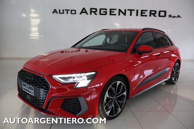 Usata Audi A3 e-tron S-Line 150 CV (110 kW) 2021 Rosso tango Utilitaria