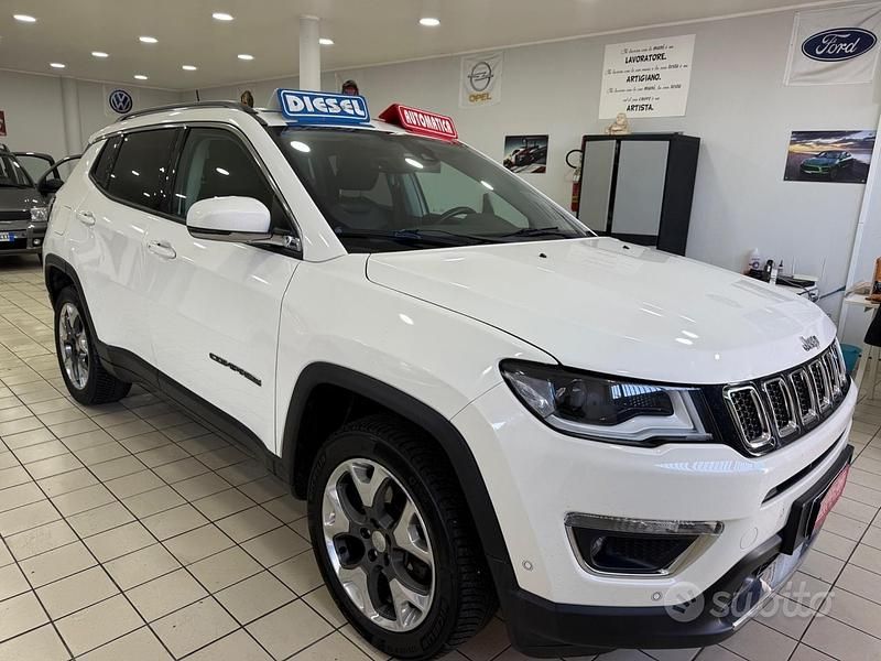 Usata Jeep Compass Limited 140 CV (102 kW) 2018 Bianco SUV