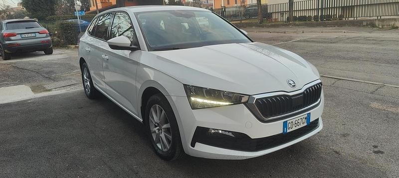 Usata Skoda Scala Ambition 115 CV (84 kW) 2020 Bianco Utilitaria