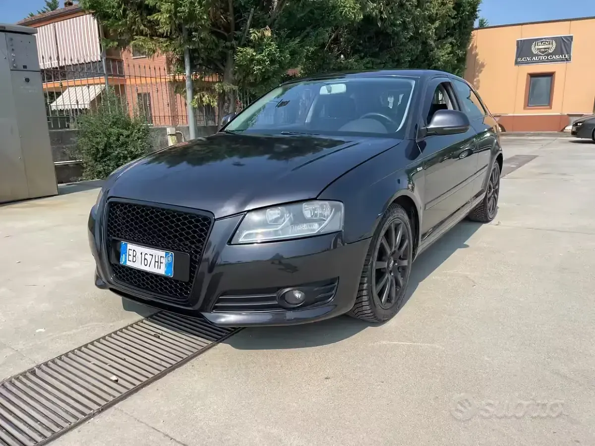 Usata Audi A3 Ambiente 140 CV (102 kW) 2010 Nero Utilitaria