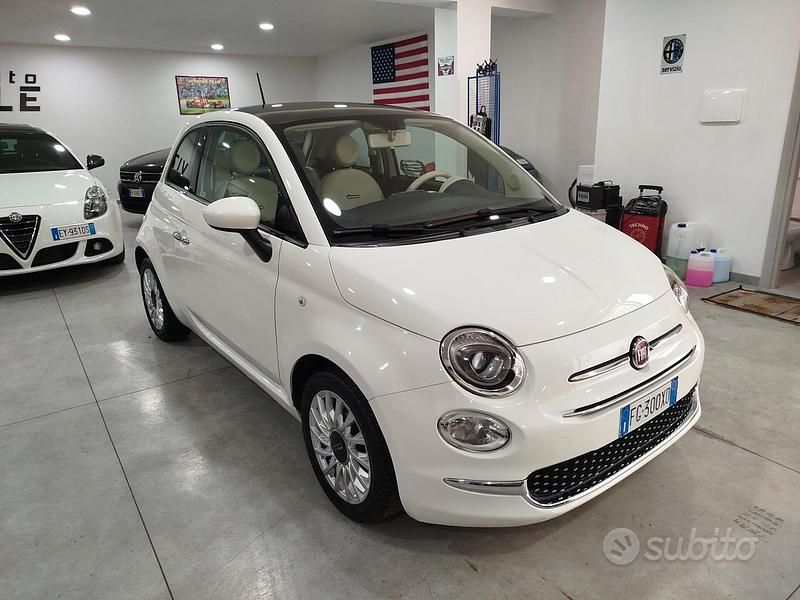 Usata Fiat 500 Lounge 69 CV (50 kW) 2017 Bianco Berlina