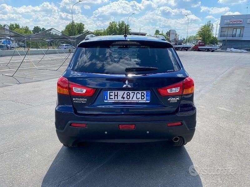 Usata Mitsubishi ASX Intense 150 CV (110 kW) 2011 Blu/azzurro SUV