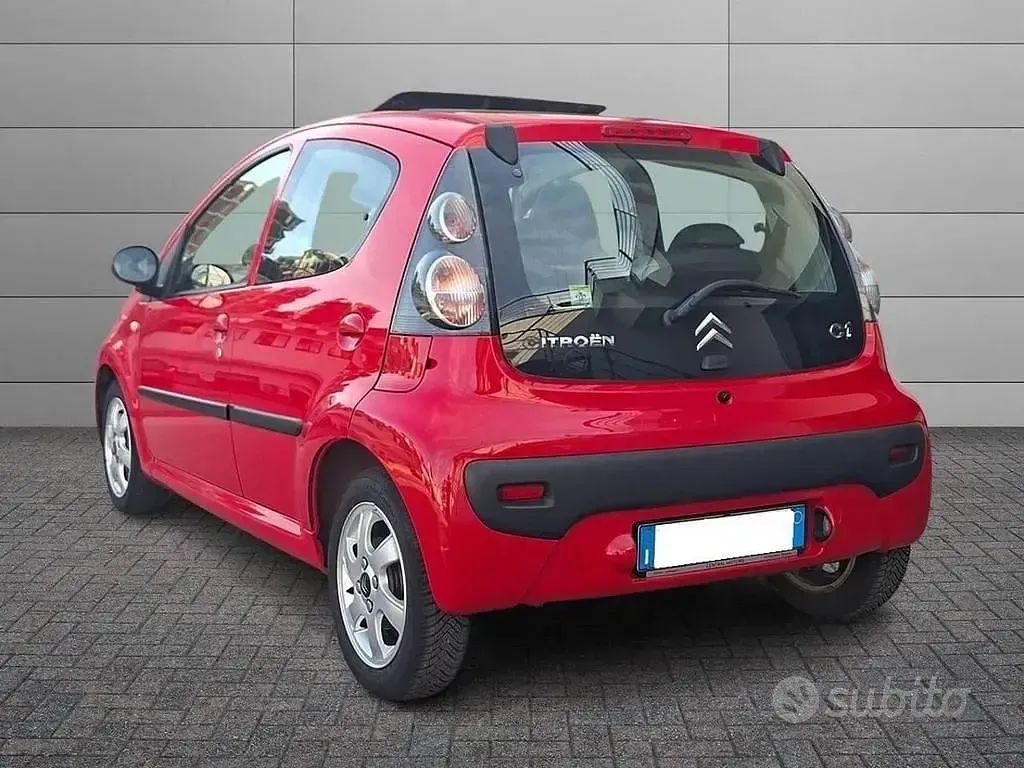 Usata Citroën C1 68 CV (50 kW) 2007 Rosso Utilitaria