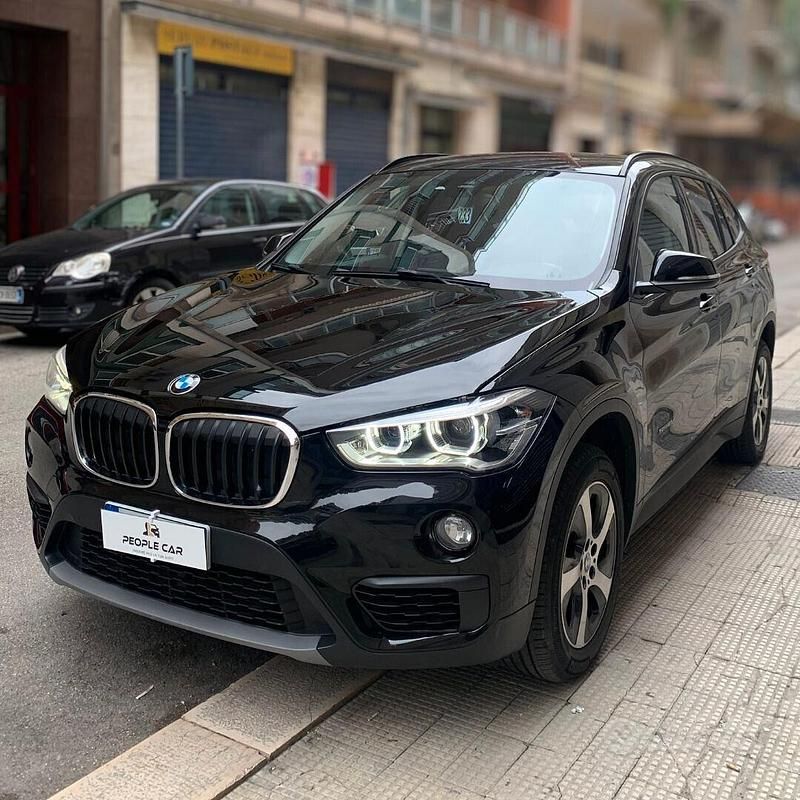 Usata BMW X1 Advantage 150 CV (110 kW) 2017 Nero SUV