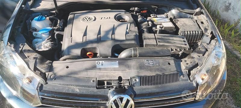 Usata VW Golf VI 2009 Blu Utilitaria