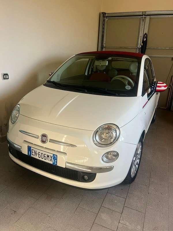Usata Fiat 500C Lounge 69 CV (50 kW) 2013 Bianco Cabrio